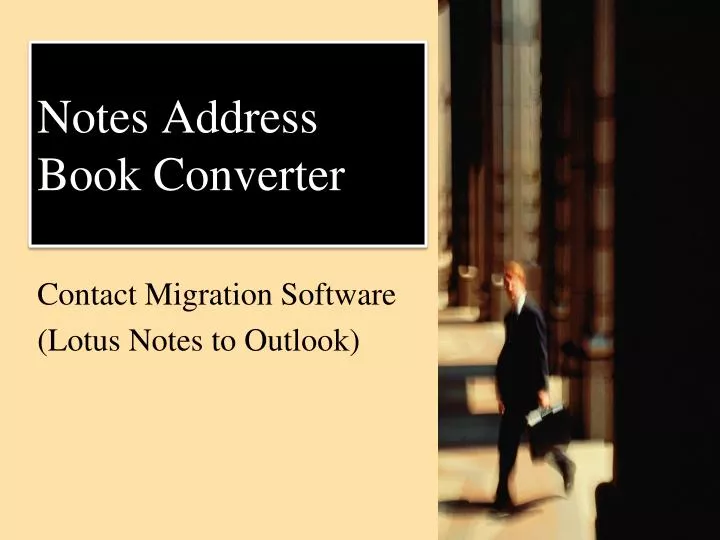 notes address book converter