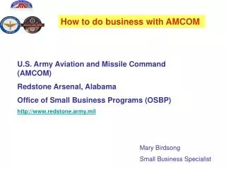 How to do business with AMCOM