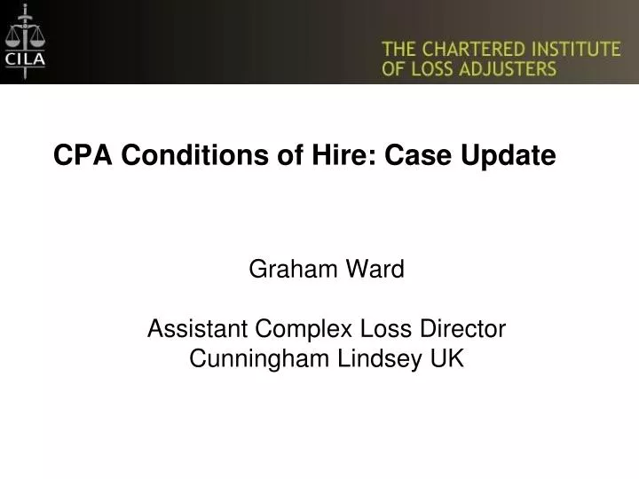 cpa conditions of hire case update