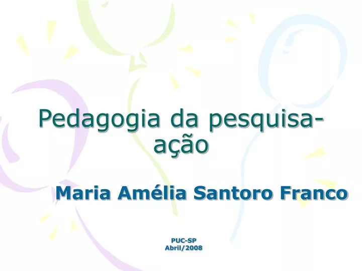 REPRESENTAÇÕES SOBRE O PROCESSO DE ENSINO  - PUC-SP