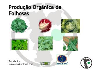 Produção Orgânica de Folhosas Rui Martins ruinatural@hotmail