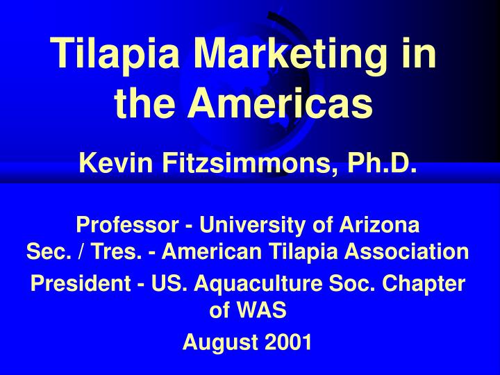 tilapia marketing in the americas