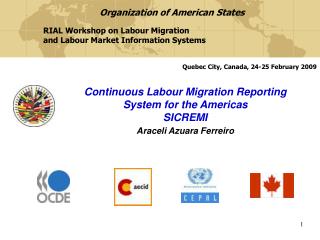 Continuous Labour Migration Reporting System for the Americas SICREMI Araceli Azuara Ferreiro