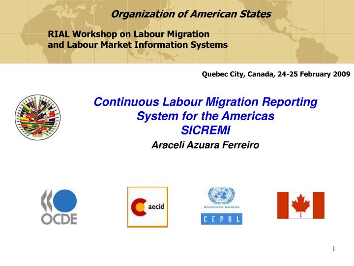 continuous labour migration reporting system for the americas sicremi araceli azuara ferreiro