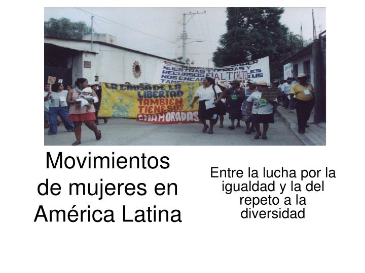 movimientos de mujeres en am rica latina