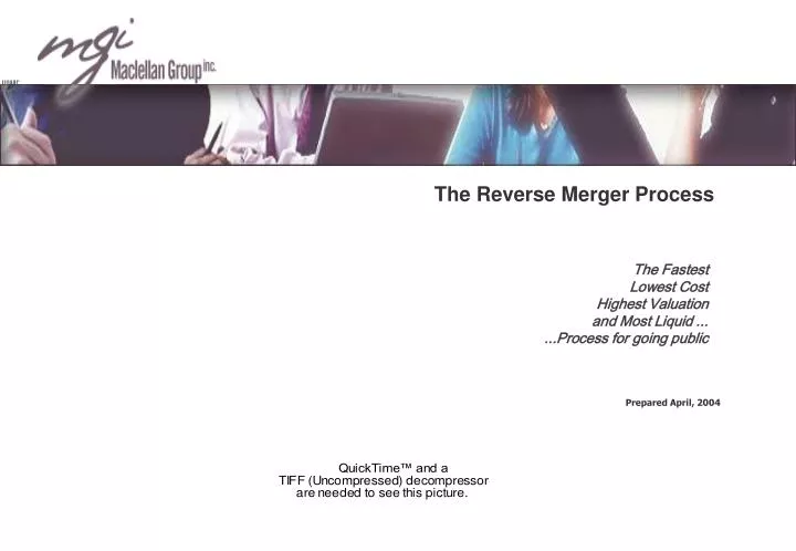 the reverse merger process