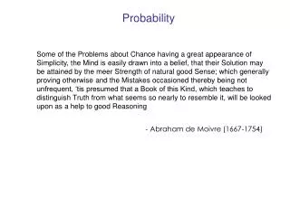 Probability