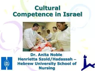 Cultural Competence in Israel