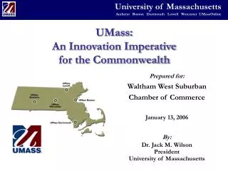 UMass: An Innovation Imperative for the Commonwealth