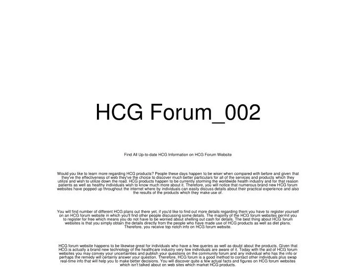 hcg forum 002