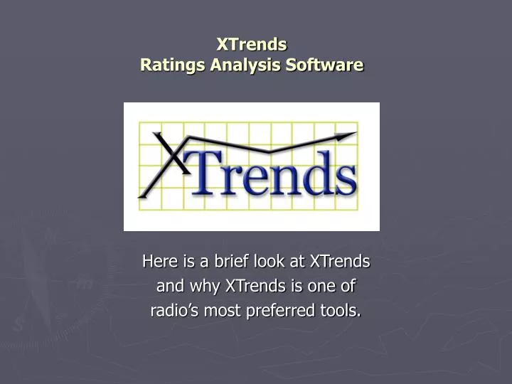 xtrends ratings analysis software
