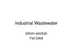Industrial Wastewater - slide 1