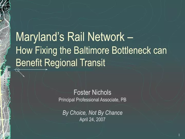 maryland s rail network how fixing the baltimore bottleneck can benefit regional transit