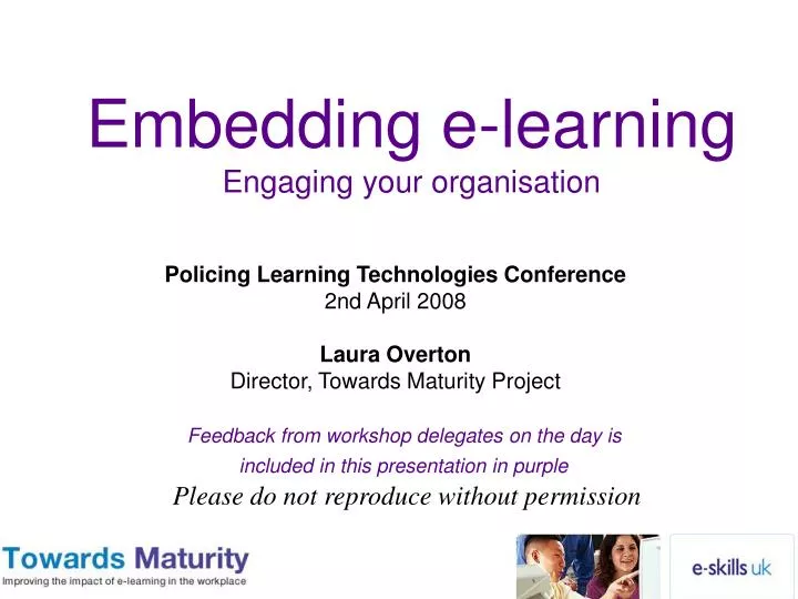 embedding e learning engaging your organisation