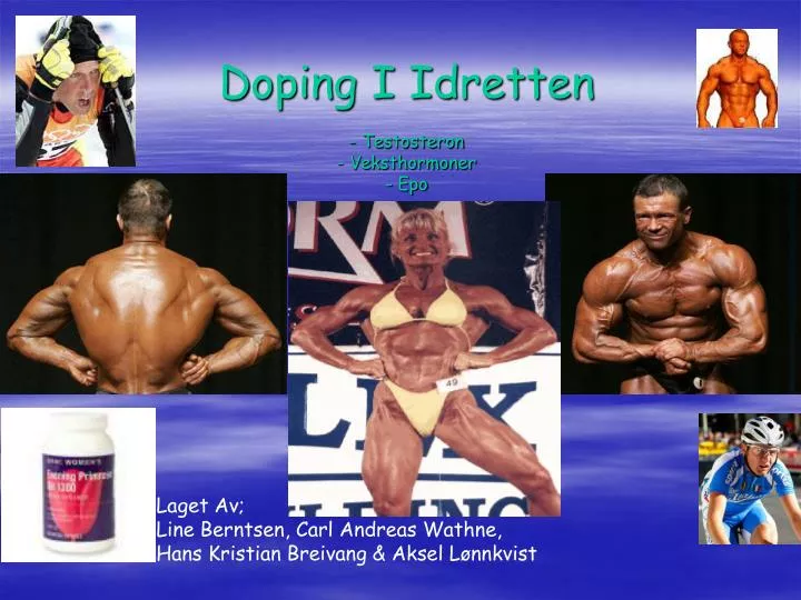 doping i idretten testosteron veksthormoner epo