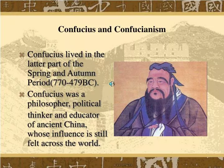 confucius and confucianism