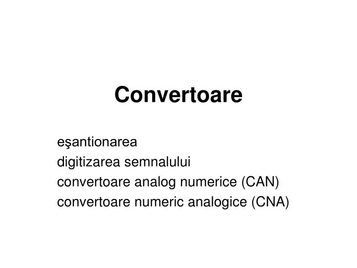 convertoare