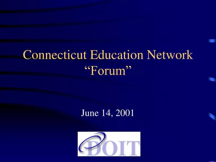 connecticut education network forum