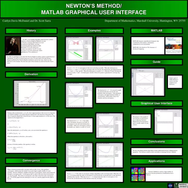 newton s method matlab graphical user interface