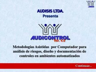 AUDISIS LTDA . Presenta