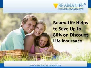 BeamaLife Helps to Save Up to 80% on Discount Life Insurance