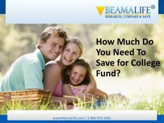 How Much Do You Need To Save for College Fund