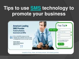 Tips to use SMS technology to promote your business