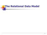 The Relational Data Model - slide 1