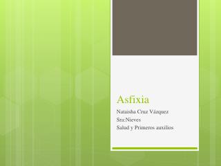 Asfixia