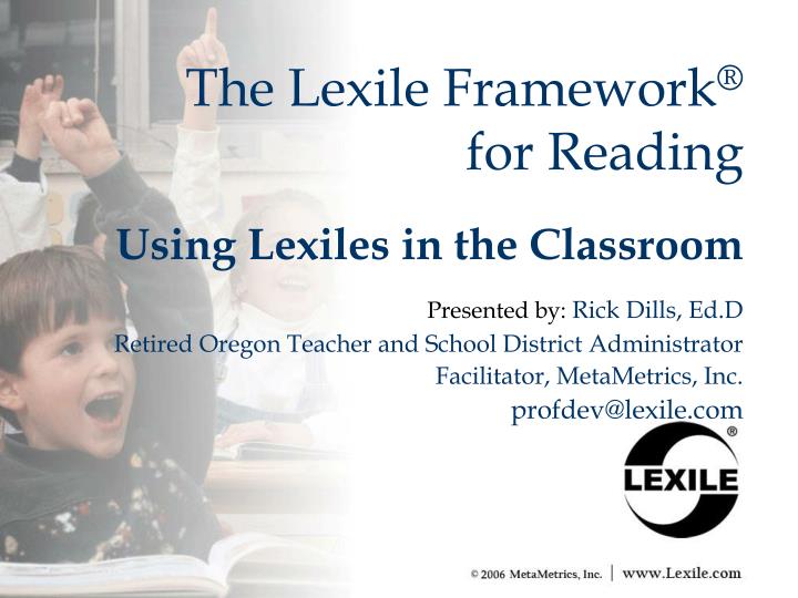 the lexile framework for reading