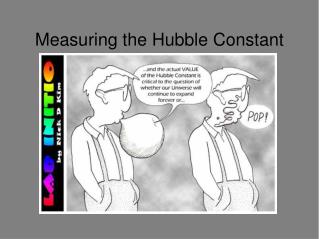 Measuring the Hubble Constant