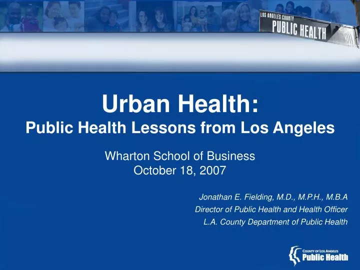 urban health public health lessons from los angeles