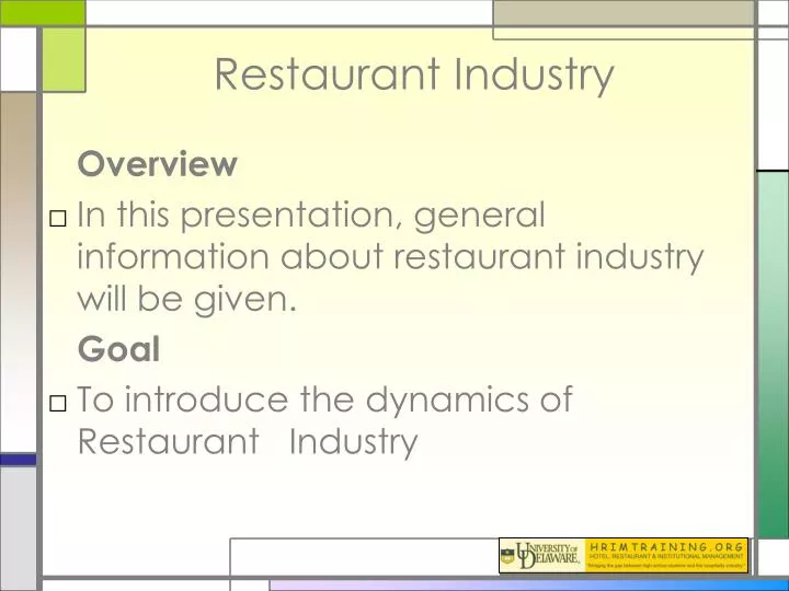 restaurant industry