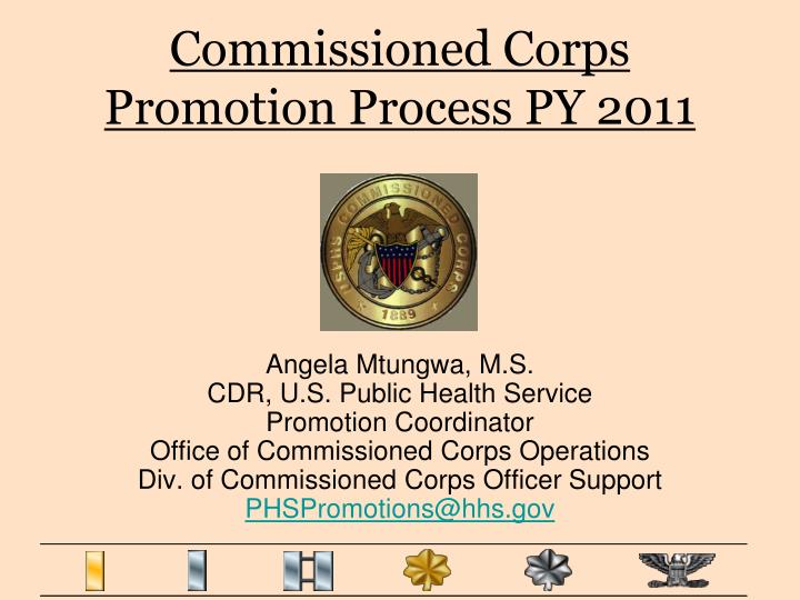 commissioned corps promotion process py 2011