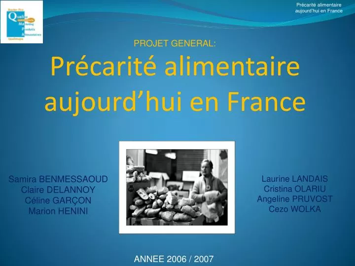 pr carit alimentaire aujourd hui en france