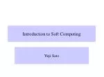 Introduction to Soft Computing - slide 1