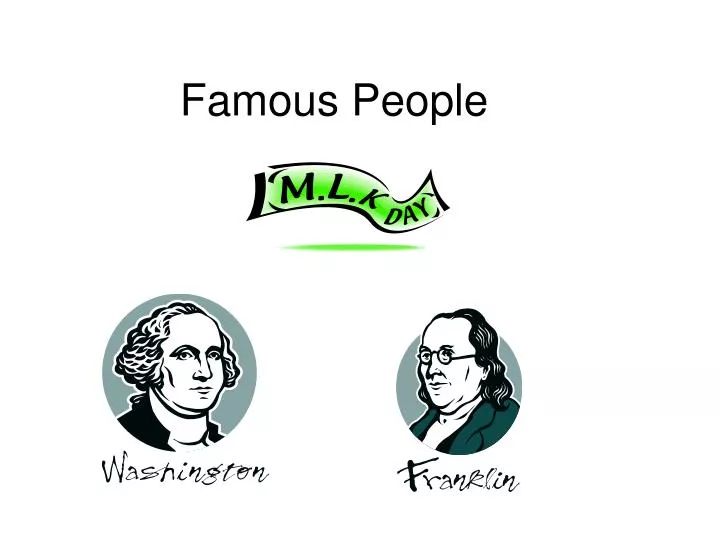 famous people