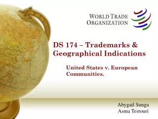 DS 174 – Trademarks &amp; Geographical Indications