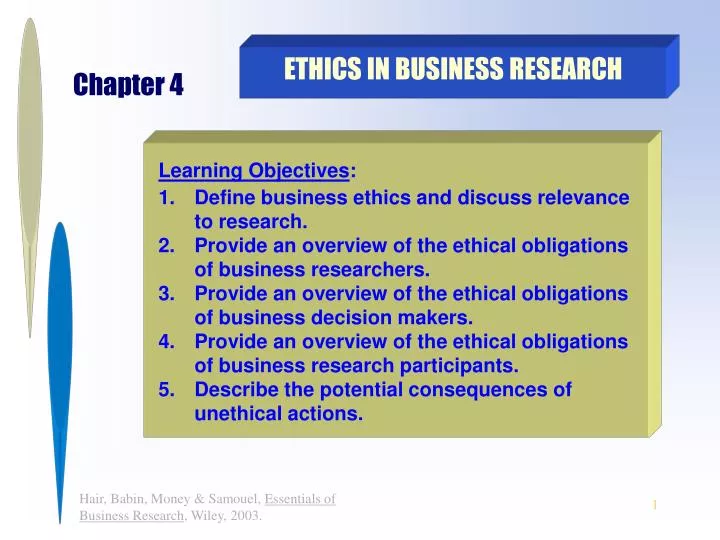 ethics in business research