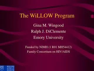 The WiLLOW Program