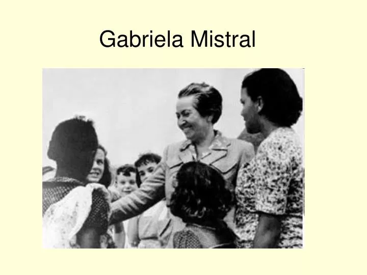 gabriela mistral