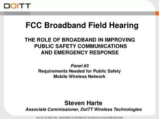 FCC Broadband Field Hearing