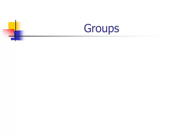 groups