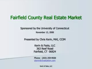 Fairfield County Real Estate Market