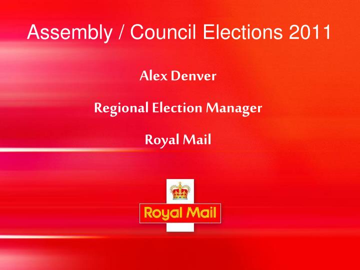 assembly council elections 2011