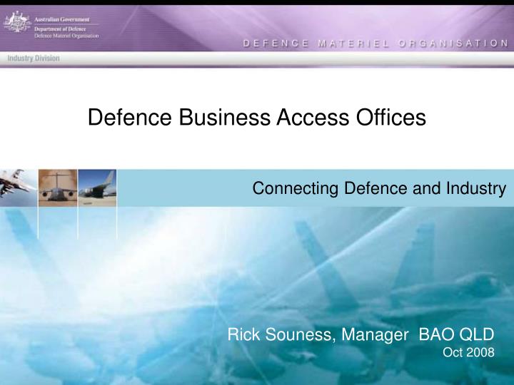 defence business access offices
