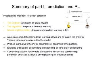 Summary of part I: prediction and RL