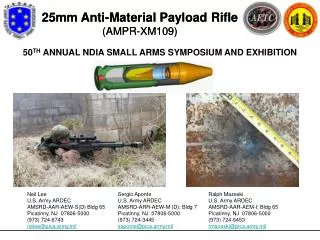 25mm Anti-Material Payload Rifle (AMPR-XM109)