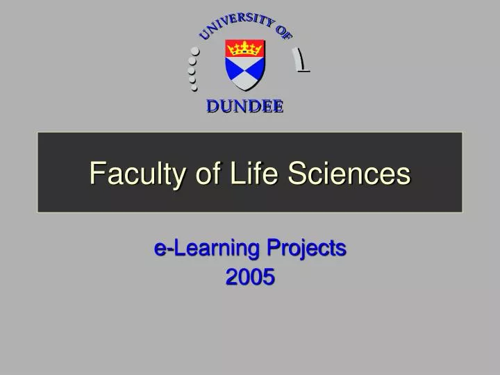 faculty of life sciences