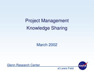 Project Management Knowledge Sharing